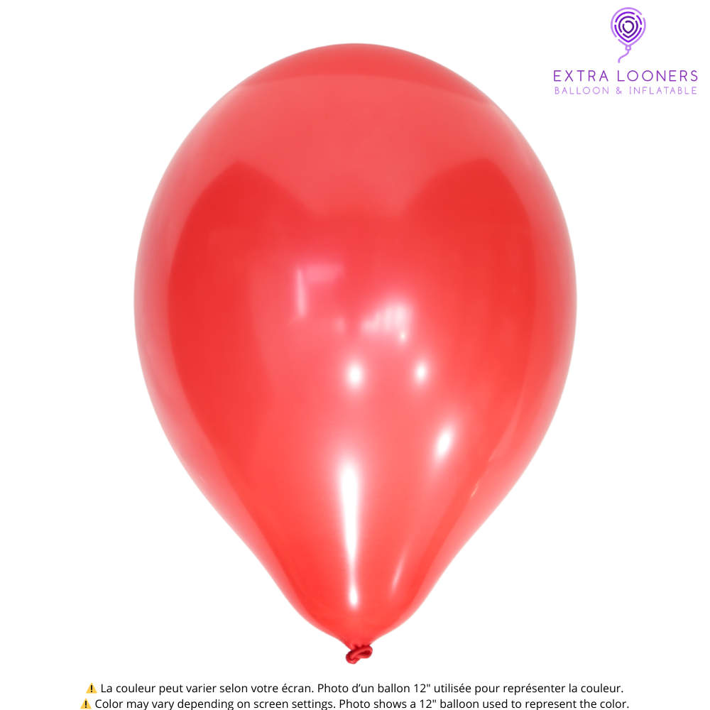 Cattex 18" Cherry Red Premium Latex Balloons – (Pack of 25)