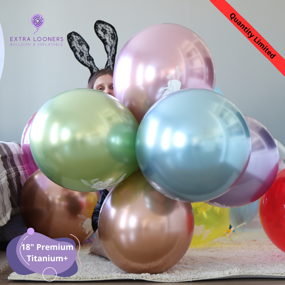 Cattex 18" Titanium+ Premium Easter 10 PCS