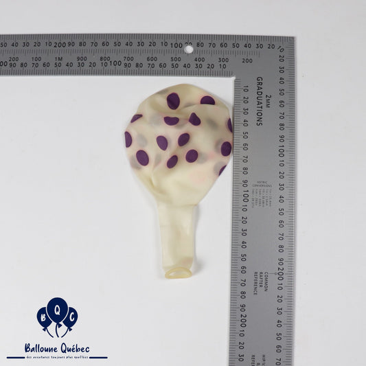 Globos Payaso 16" Crystal Dots Latex Balloons – (Pack of 25)