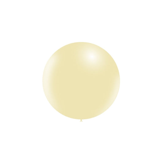 Balloonia 24" Ivory Latex Balloon – (1 Piece)