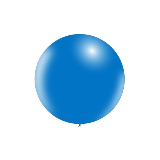 Balloonia 36" Blue Latex Balloon – (1 Piece)