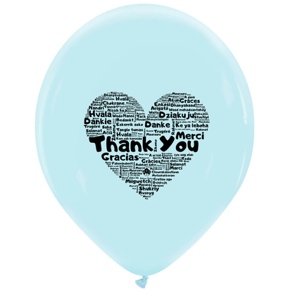 Cattex 18" Thank You Premium Latex Balloons – (1 Pieces)