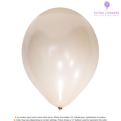 Cattex 18" Champagne Premium Latex Balloons – (Pack of 10)