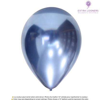 Cattex 13" Titanium+ Blue Latex Balloons – (Pack of 10)