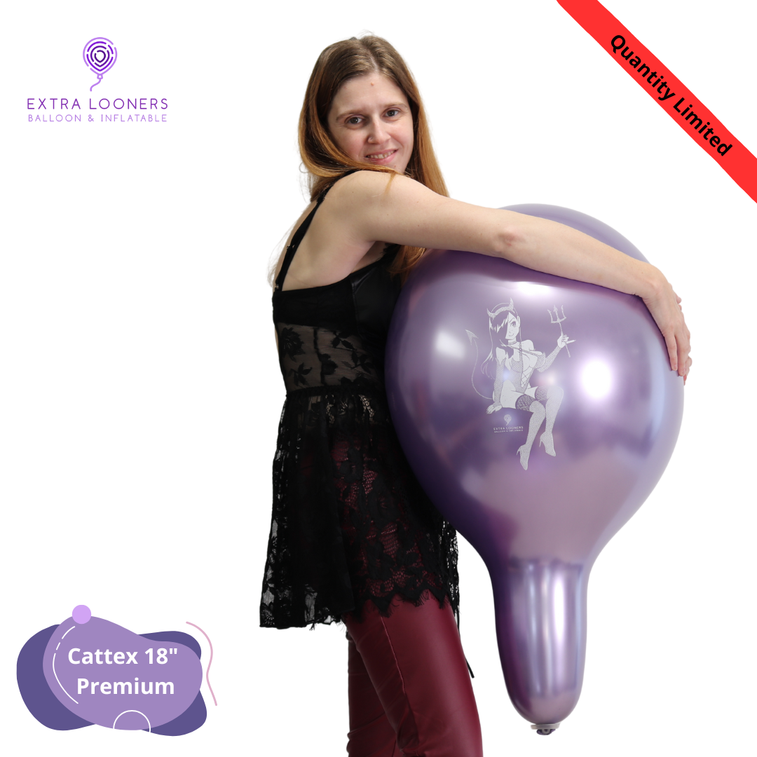 Cattex 18" Premium Assorted Lilith Halloween Latex Balloons – Limited Edition (Pack of 10)