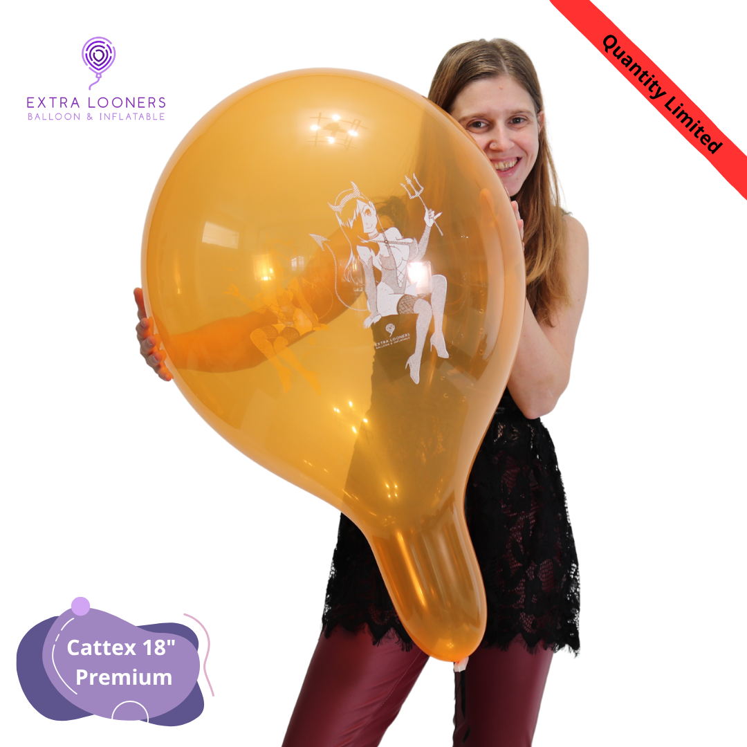 Cattex 18" Premium Assorted Lilith Halloween Latex Balloons – Limited Edition (Pack of 10)