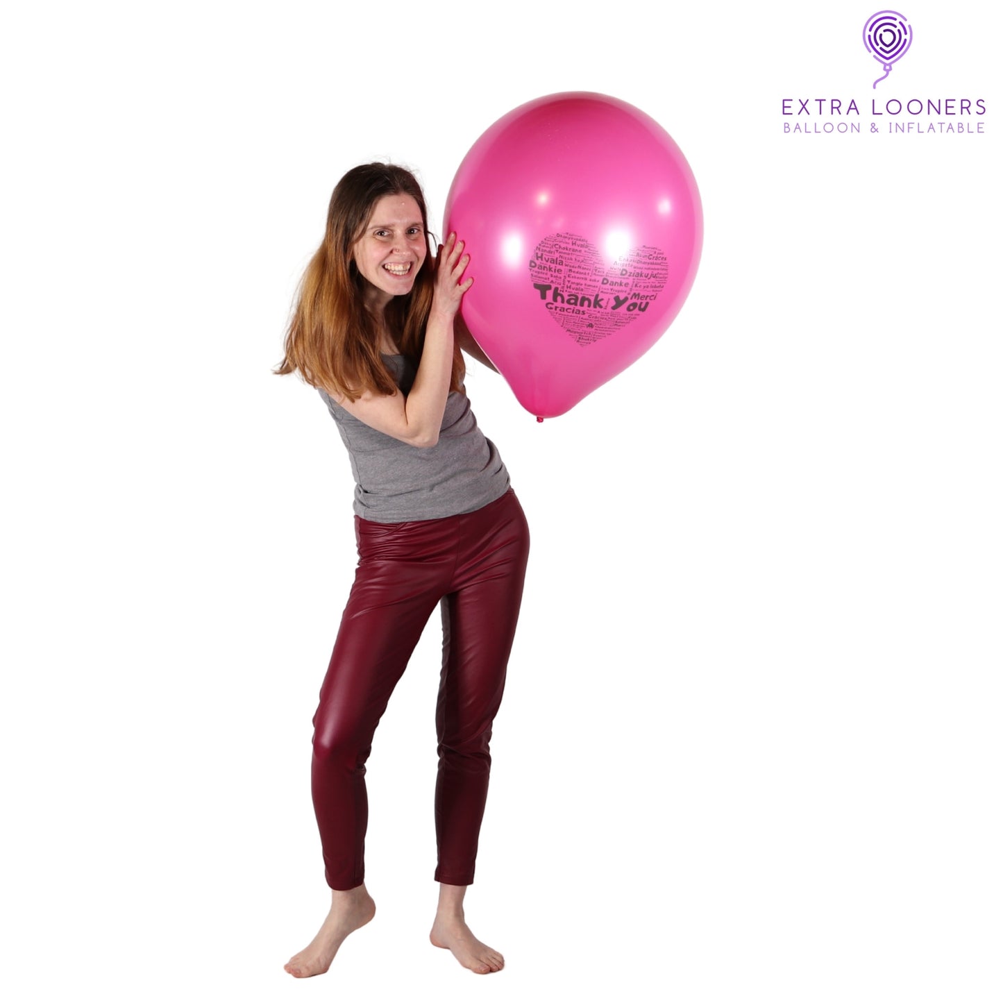 Cattex 18" Thank You Premium Latex Balloons – (Pack of 20)