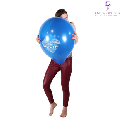 Cattex 18" Thank You Premium Latex Balloons – (Pack of 20)