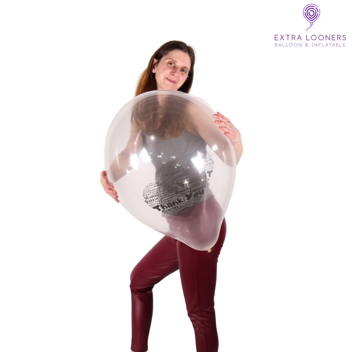 Cattex 18" Thank You Premium Latex Balloons – (Pack of 20)