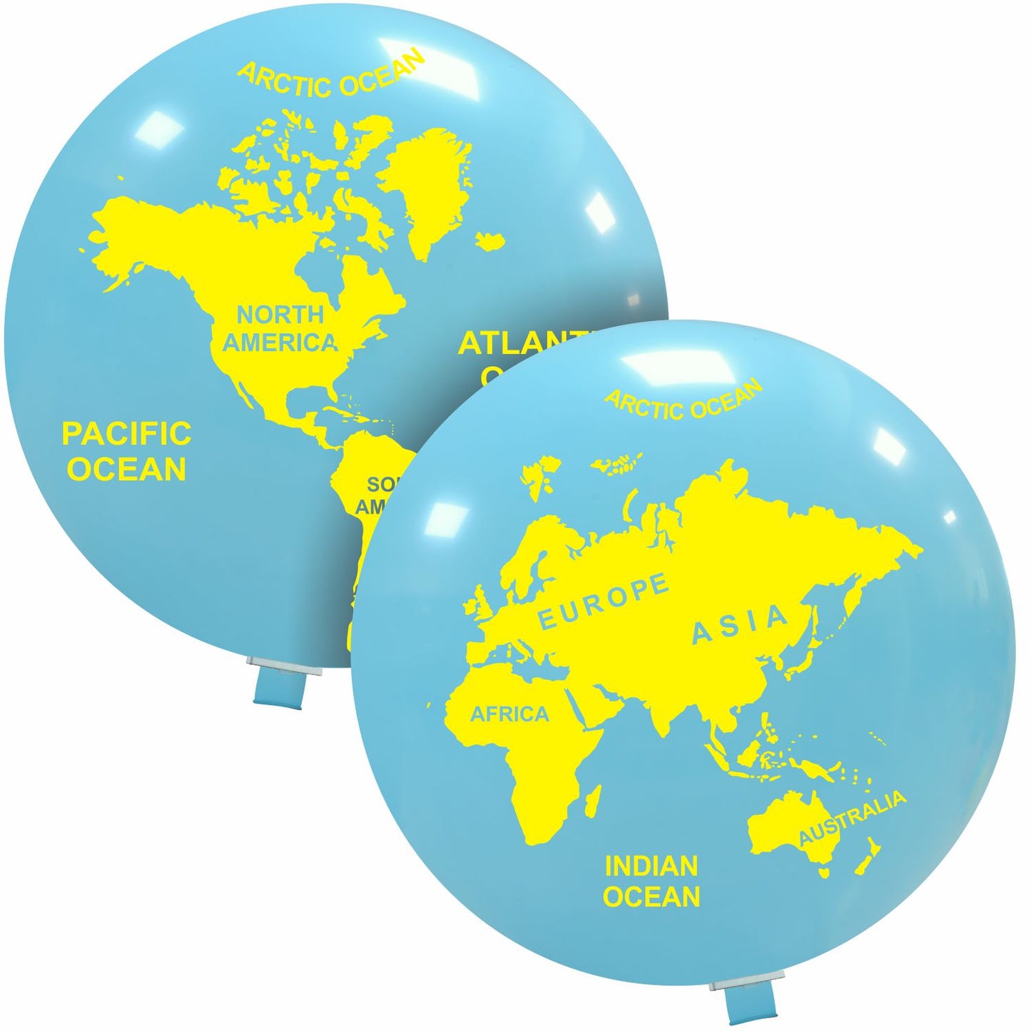 Cattex 35" Giant Globe English Latex Balloon – (1 Piece)