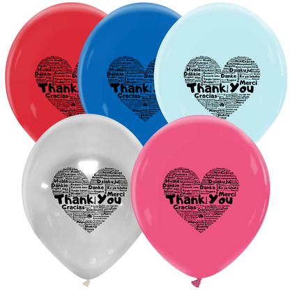 Cattex 18" Thank You Premium Latex Balloons – (1 Pieces)