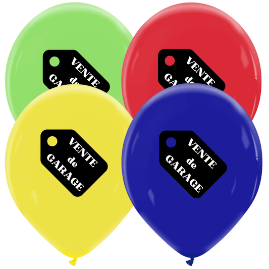 Cattex 14" Vente de garage Premium Latex Balloons – (Pack of 20)