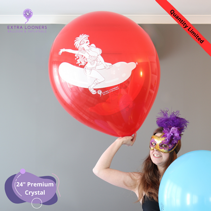 Cattex 24" Crystal Assorted Premium Mardi Gras 2 PCS