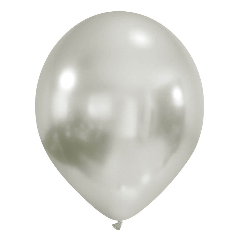 Cattex 13" Titanium+ Platinum Latex Balloons – (Pack of 50)