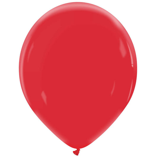 Cattex 14" Cherry Red Premium Latex Balloons – (Pack of 25)