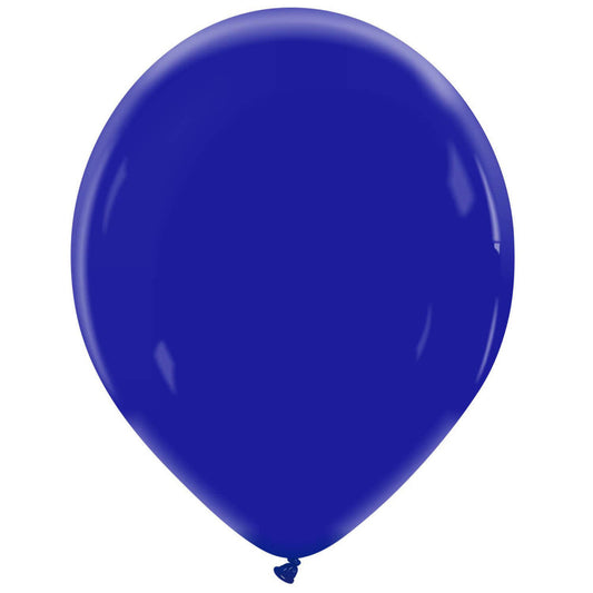 Cattex 14" Navy Blue Premium Latex Balloons – (Pack of 10)