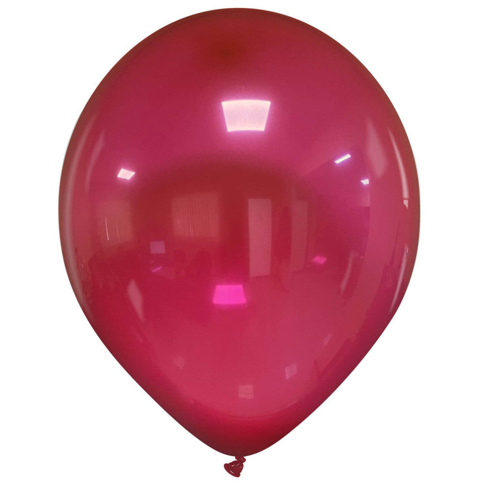 Cattex 14" Crystal Wine Premium Latex Balloons – (Pack of 25)