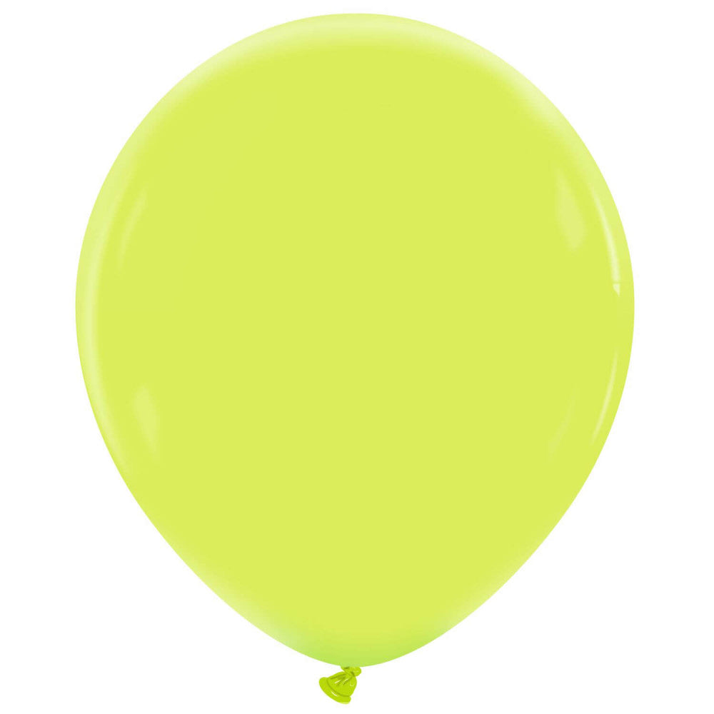 Cattex 18" Apple Green Premium Latex Balloons – (Pack of 10)