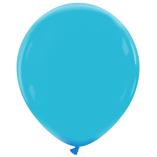 Cattex 18" Azure Premium Latex Balloons – (Pack of 25)