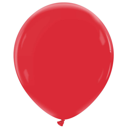 Cattex 18" Cherry Red Premium Latex Balloons – (Pack of 25)