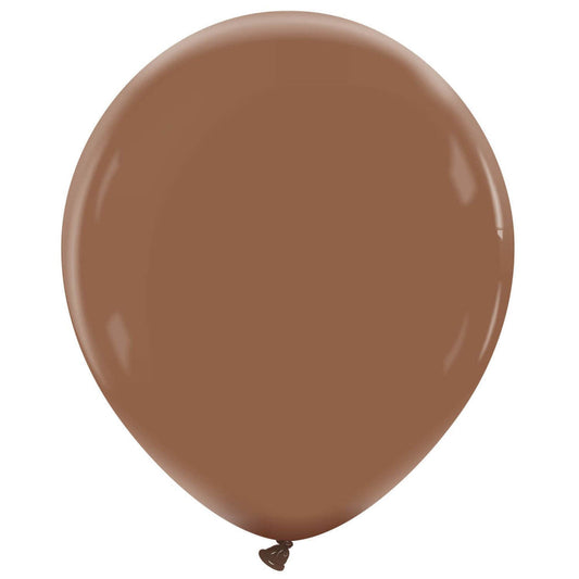 Cattex 18" Chocolate Premium Latex Balloons – (Pack of 25)