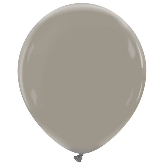 Cattex 18" Lead Grey Premium Latex Balloons – (Pack of 10)