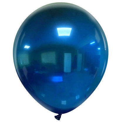 Cattex 18" Crystal Blue Premium Latex Balloons – (Pack of 25)
