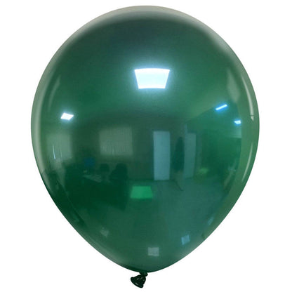 Cattex 18" Crystal Green Premium Latex Balloons – (Pack of 10)