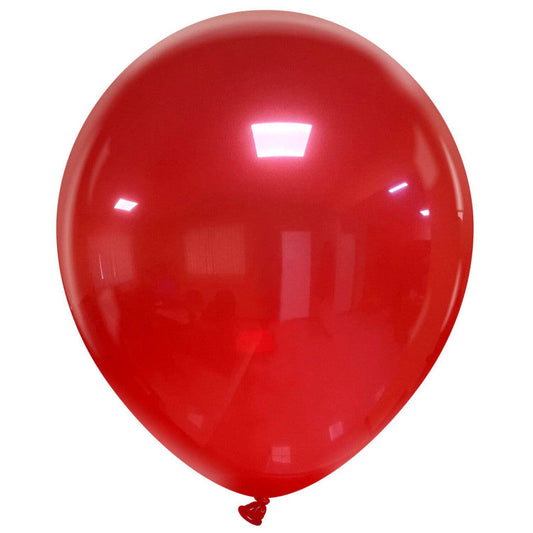 Cattex 18" Crystal Red Premium Latex Balloons – (Pack of 25)