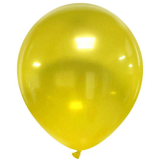 Cattex 18" Crystal Yellow Premium Latex Balloons – (Pack of 10)