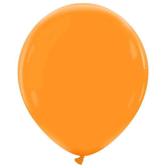 Cattex 18" Pumpkin Orange Premium Latex Balloons – (Pack of 25)
