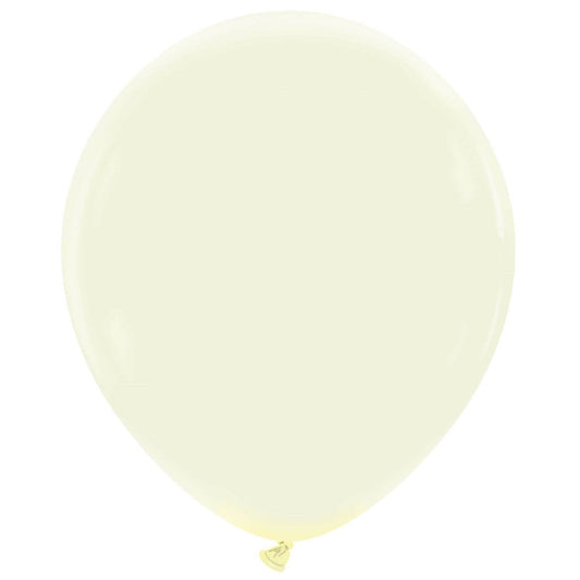 Cattex 18" Vanilla Premium Latex Balloons – (Pack of 25)