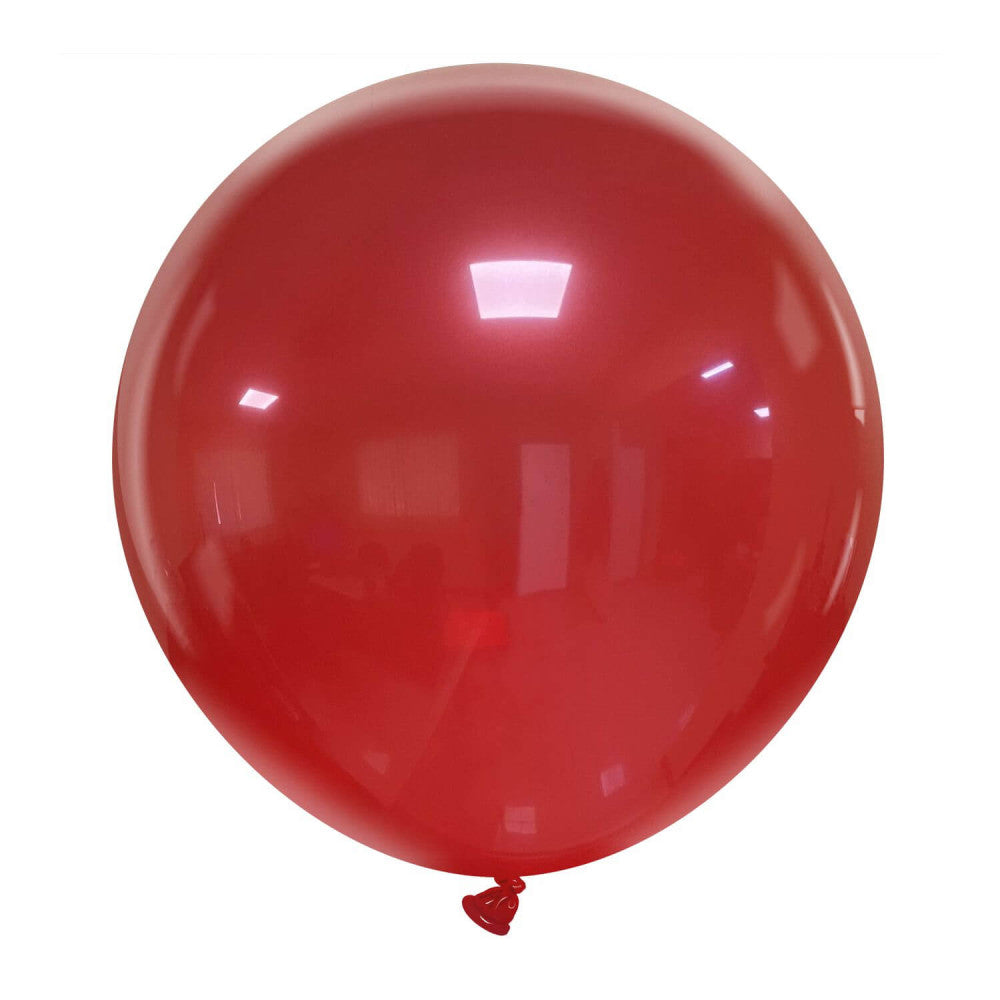 Cattex 24" Crystal Red Premium Latex Balloons – (1 Piece)