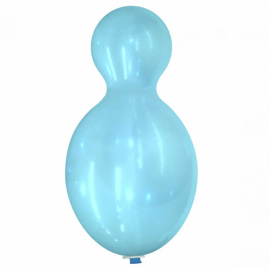 Cattex 59" Doll Crystal Blue Latex Balloon – (1 Piece)