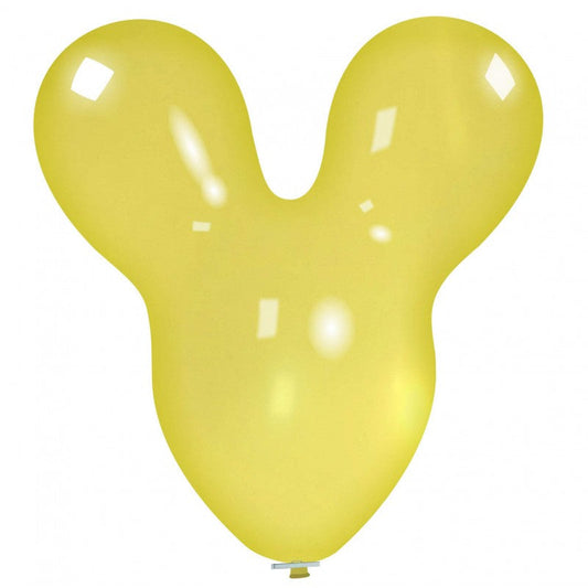Cattex 30" Mouse Crystal Yellow Latex Balloon – (1 Piece)