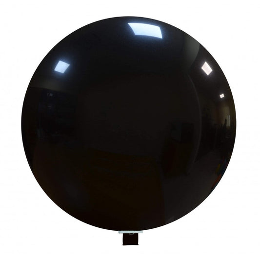 Cattex 59" Giant Black Latex Balloon – (1 Piece)