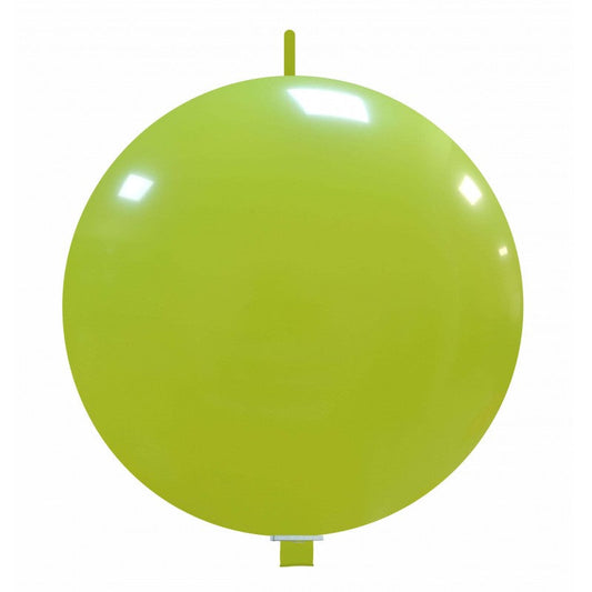 Cattex 32" Interlocking Lime Latex Balloon – (1 Piece)