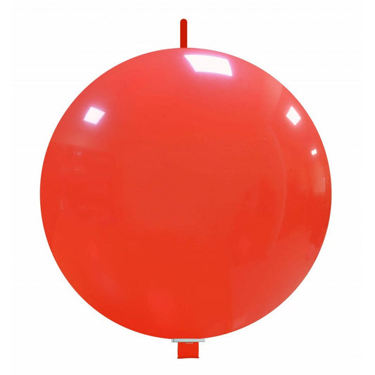 Cattex 32" Interlocking Red Latex Balloon – (1 Piece)