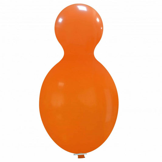 Cattex 59" Doll Orange Latex Balloon – (1 Piece)