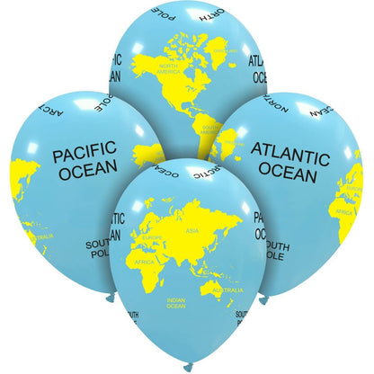 Cattex 12" Globe Latex Balloons – (Pack of 20)