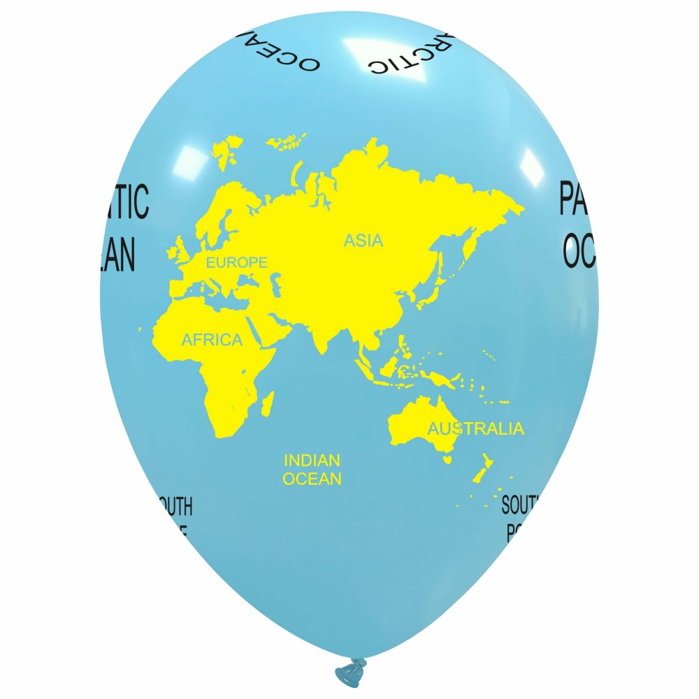 Cattex 12" Globe Latex Balloons – (Pack of 20)