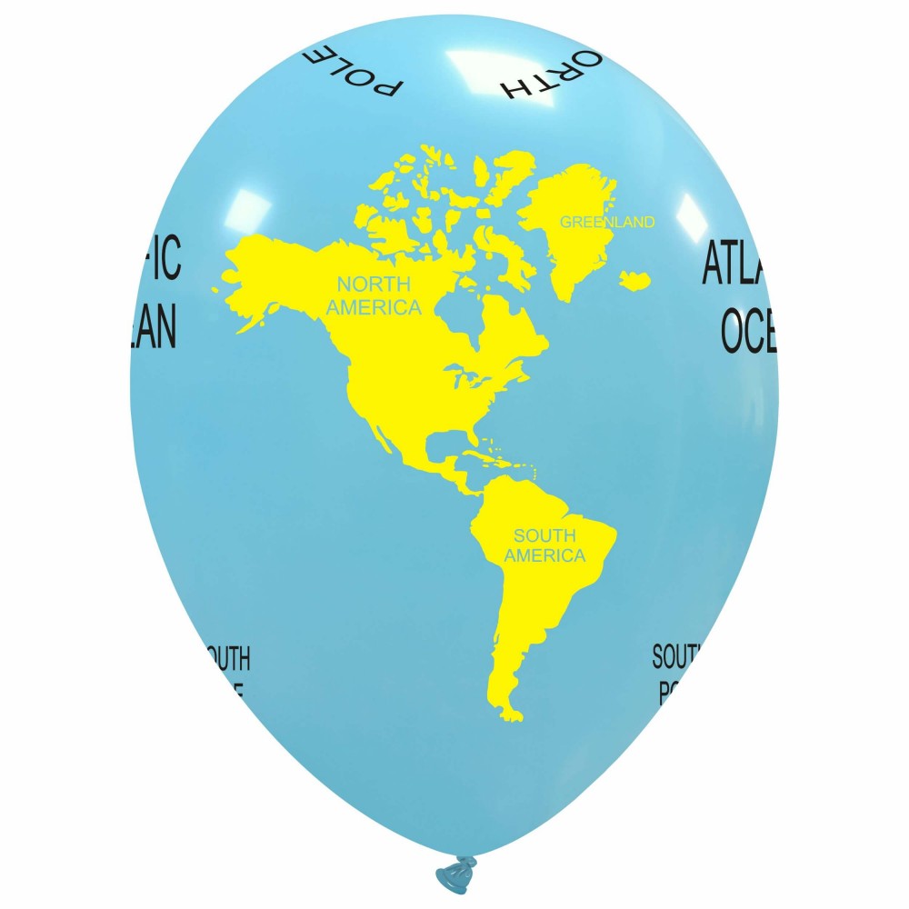 Cattex 12" Globe Latex Balloons – (Pack of 20)