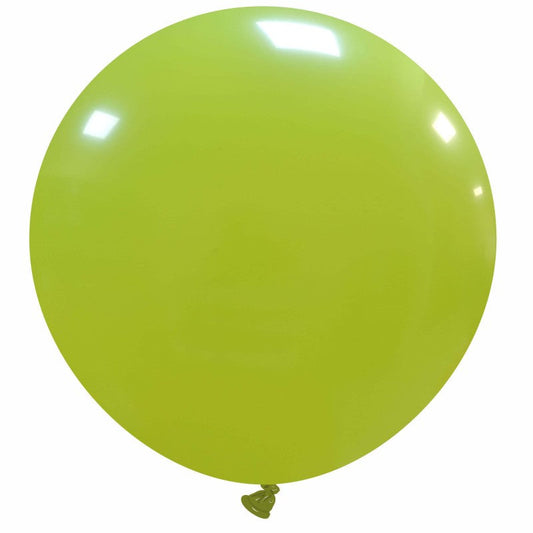 Cattex 34" Round Lime Latex Balloon – (1 Piece)
