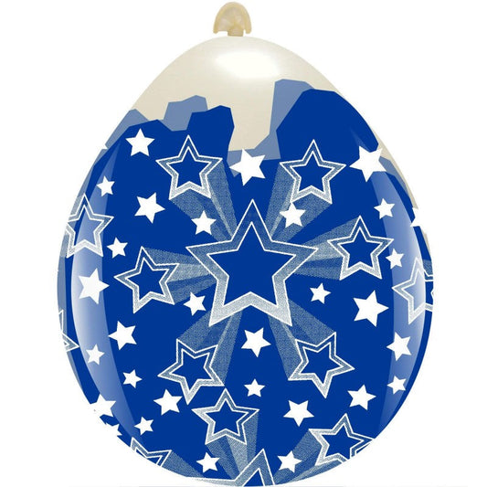 Cattex 18" Stars Gradient Stuffing Latex Balloons – (Pack of 10)