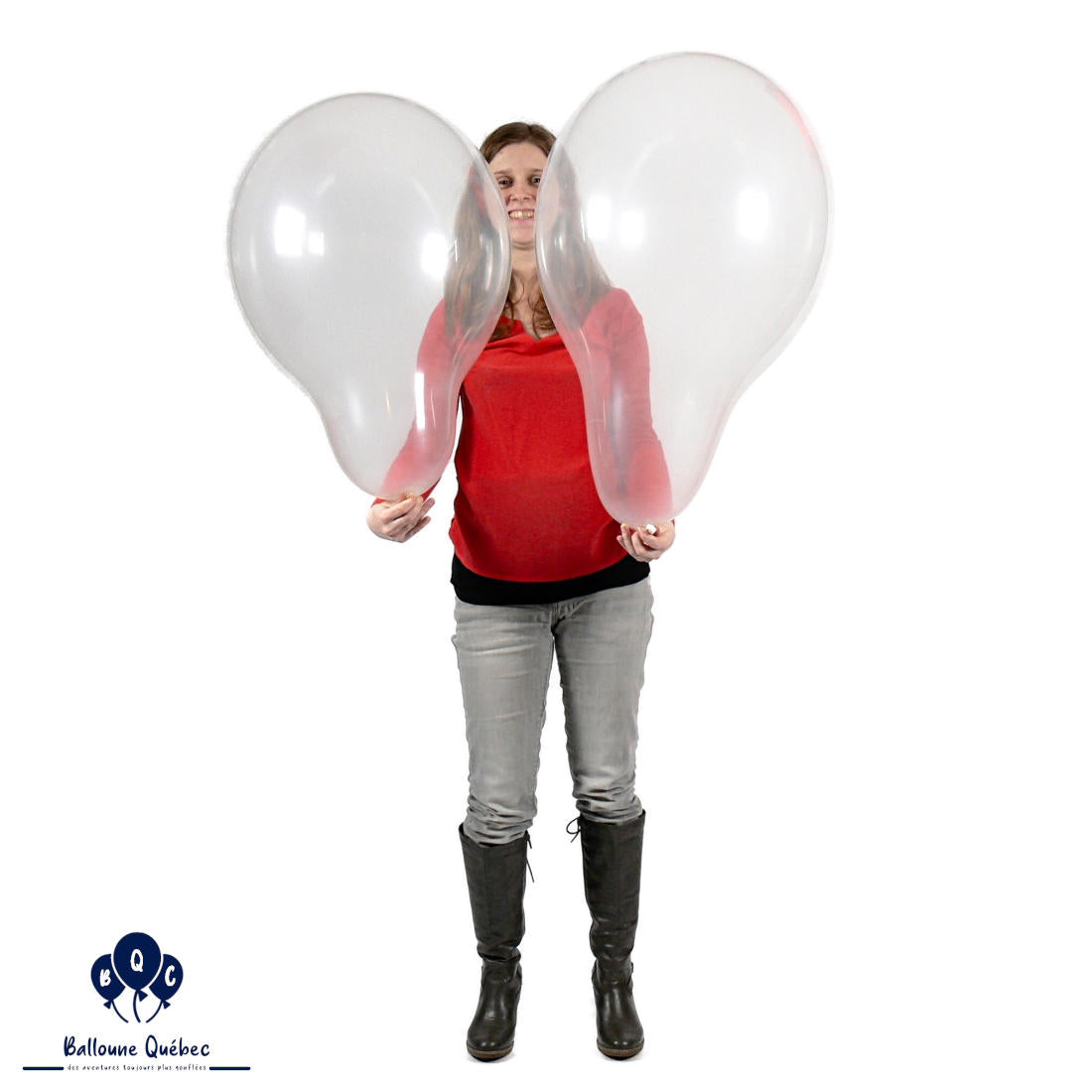 Cattex 18" Clear Stuffing Latex Balloons – (Pack of 10)