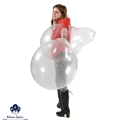 Cattex 18" Clear Stuffing Latex Balloons – (Pack of 10)